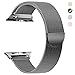yamen Compatible for Apple Watch Band 42mm 44mm Milanese Loop for iwatch Band Series 2 Series 3 Series 4 Space Gray