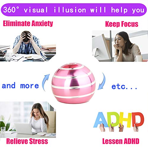 samisoler Desk Toys for Stress Relief with Full Body Optical Illusion Dynamic Ball - Thumbnail 4