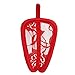 TiaoBug Womens Lingerie Lace C-Shape C-String Bikini Briefs Underwear Red One Size