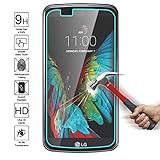 LG K10 Tempered Glass Screen Protector , LG Premier LTE L62VL L61AL Glass Screen Protector,Kmall 0.26mm 2.5D HD Clear Coating Screen Film Cover For LG K10 with 9H Hardness Anti Scratch Fingerprint