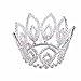 Stuffwholesale Girl Bun Tiara Crystal Rhinestone Mini Crown Party Pageant Headwear