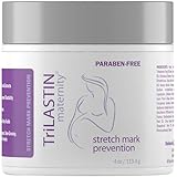 TriLASTIN Maternity Stretch Mark Prevention Cream - Paraben-Free, Hypoallergic, and Safe for Pregnancy - 4 oz