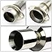For TIburon V6 Stainless Steel Dual 4 inches Rolled Muffler Tip Catback Exhaust System