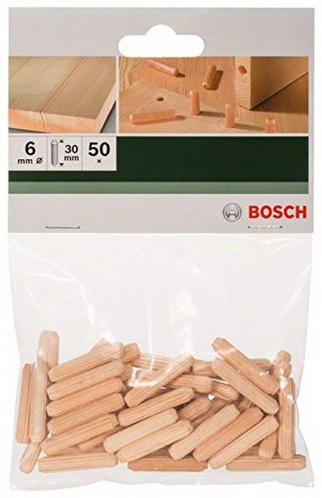Bosch 50 pcs. Dowels 6 x 30 mm