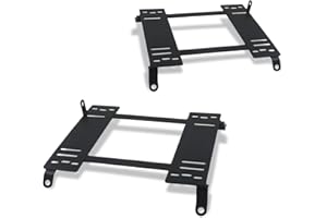 AJP Distributors Upgrade JDM Racing Bucket Seats Mounting Bracket Pair for 240SX S13 S14 Silvia KA24DE SR20DE 1989 1990 1991 1992 1993 1994 1995 1996 1997 1998 89 90 91 92 93 94 95 96 97 98