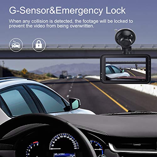 image for AKASO C320 Dash Cam 1080P FHD 3 Inches IPS Screen, DVR Car Dash Camera
