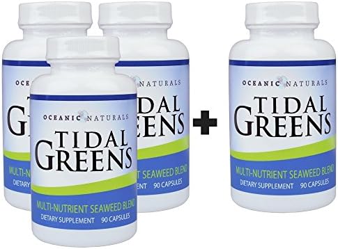 Tidal Greens Natural Seaweed Supplement Buy 3 Get 1 Free 90 Caps