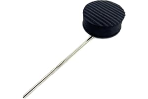 TUOREN Bass Drum Pedal Beater Compatible with Cajon Pedal Box Drum Beater Percussion Cajon Beater,Foam Round Head Kick Drum Pedal Hammer Black