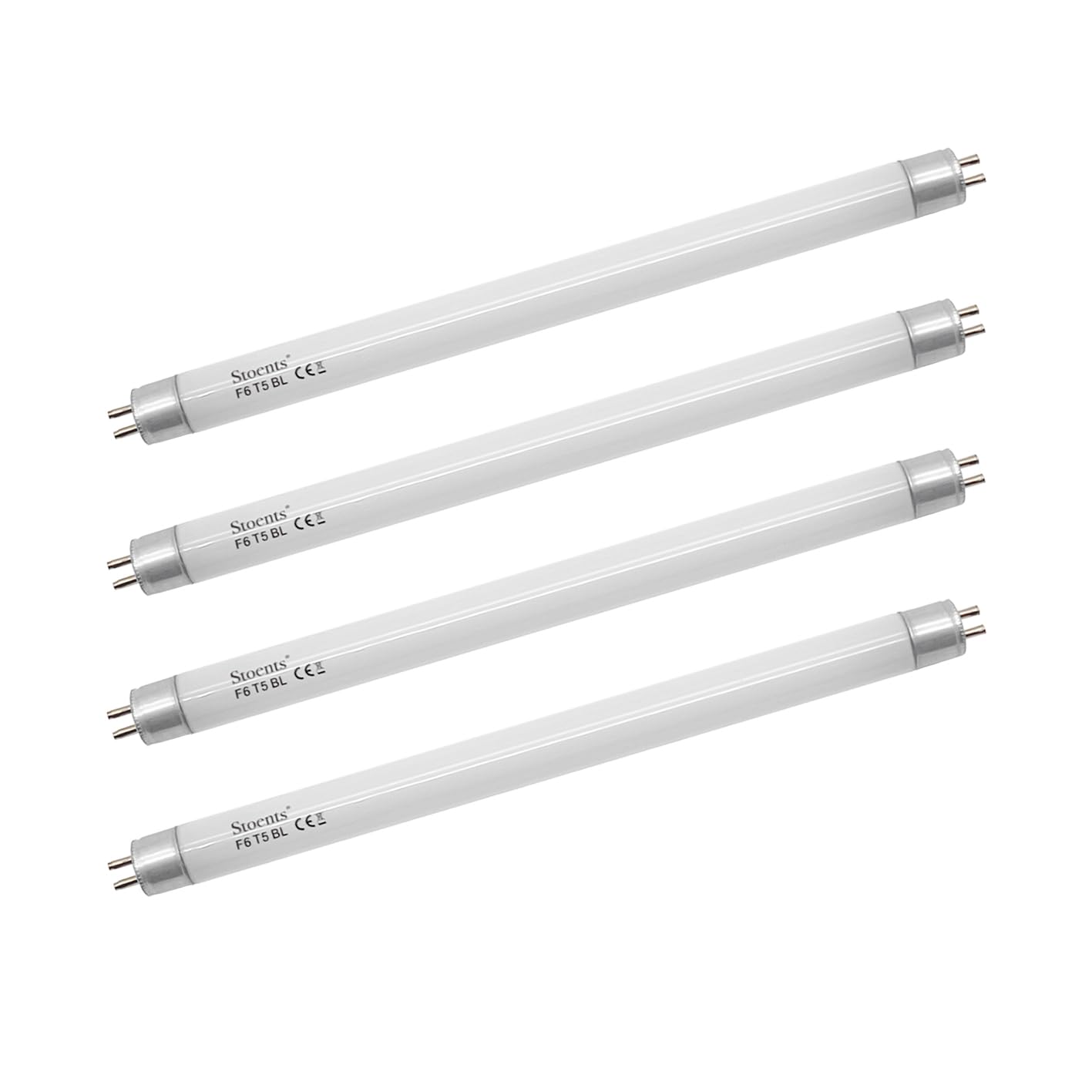 Stoents 4 X 6W 6 Watt 9 Inch 9" T5 Fly Killer Bug Zapper Insect Attracting Lamp UVA Replacement Tube Incl Starters