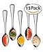 Yzakka Flower Spoon Set Stainless Steel Teaspoons Reusable Coffee Stirrers Colorful Tea Scoops Coffee Spoon Tea Spoon Mixing Spoon Sugar Spoon, Set of 8, Rainbow