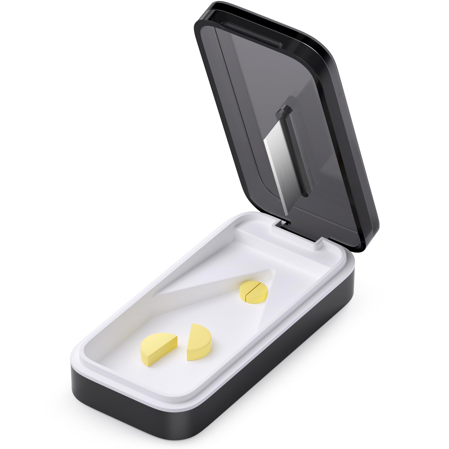Photo 1 of BUG HULL Pill Cutter with Removable Silicone Pad, Pill Splitter with Sharp Blade, Pills Cutters Splitter for Small and Tiny Pills, Tablet Splitters for Small or Large Tablet Professional