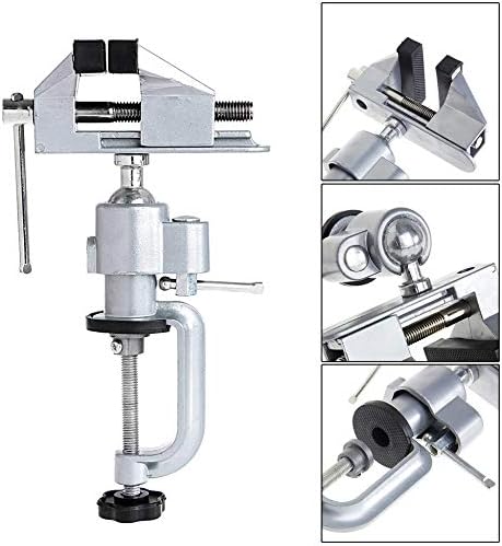 Clamp Vice - Mini Vise Tool Aluminum Small Jewelers Clamp On Table Bench Vice Lathe New