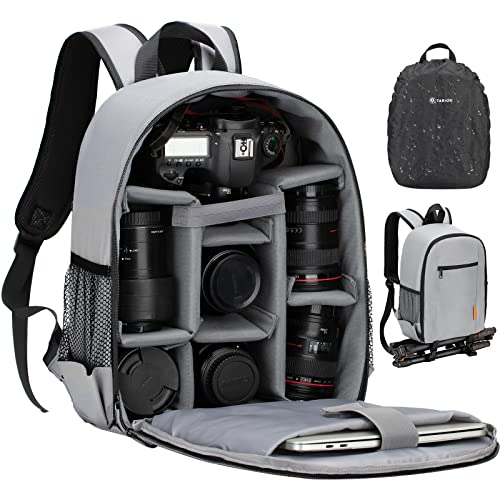 TARION Kamerarucksack Klein Fotorucksack Kameratasche: Kamera Rucksack Kompakt Kamerarucksäcke Leicht Foto Rucksäcke Spiegelreflex mit Wasserdicht Reg