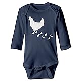 Newborn Baby Long Sleeved Coveralls Garden Chicken