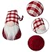 GMOEGEFT Handmade Swedish Gnome Plush, Scandinavian Tomte Santa, Christmas Elf Decoration Holiday Ornaments, 12 Inches, Set of 3(G)