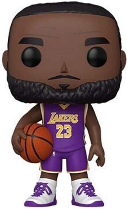 Amazon Com Funko Pop Nba Lakers 10 Lebron James Purple Jersey Toys Games