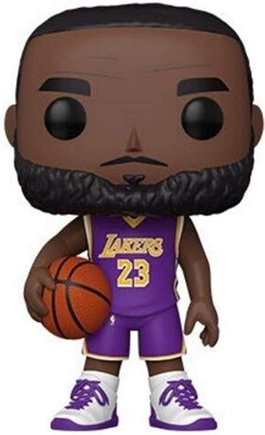 Amazon Com Funko Pop Nba Lakers 10 Lebron James Purple Jersey Toys Games