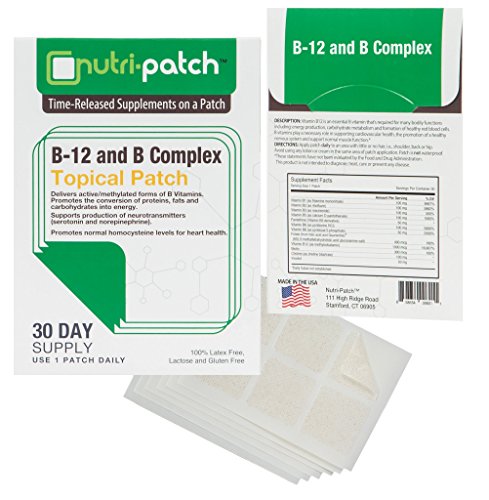 B-12 and B Complex Topical Nutrient Skin Patch from Nutri-Patch