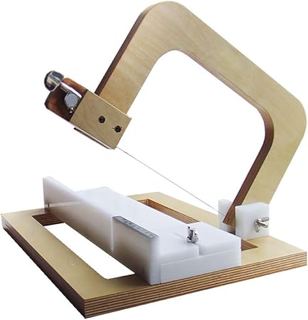 Amazon Com Diy Profesional Hecho A Mano Jabon Frio Cortador De Jabon De Alambre De Acero Maquina De Corte De Jabon Casero Cuchillo De Corte De Jabon Herramientas De Fabricacion Tipo B Arte