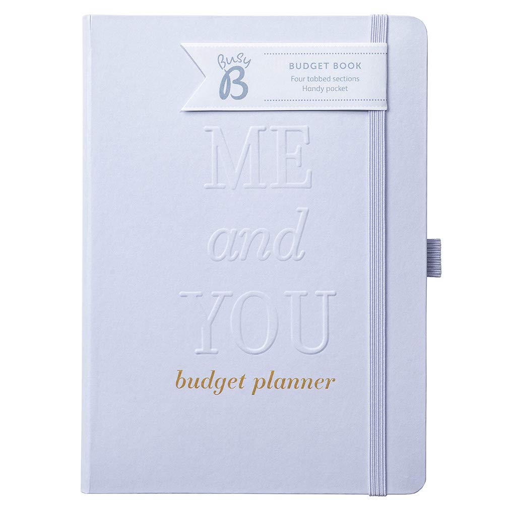 Busy B Wedding Budget Book - Monthly Budget Planner with Pockets, One Size