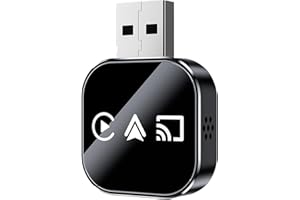 Generic Wireless Carplay Mirror Link Adapter, 2026 Upgrade 3 in 1auto Adapter with 2.4/5ghz WiFi Bluetooth 5.0, Instant Wired