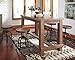 Signature Design by Ashley - Pinnadel Dining Table - Counter Height - Weathered Brown Finish w/ Gray Undertones