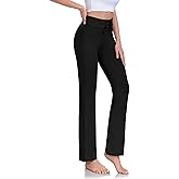ADANIKI Women's Long Modal Comfy Drawstring Trousers Loose Straight-Leg for Yoga Running Sporting