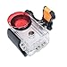 VVHOOY Action Camera Waterproof Housing Case with Red Filter and Floaty Sponge Compatible with AKASO EK7000&Plus/EKEN/REMALI CaptureCam/Zonko Action Camera Lens Protect