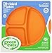 Green Eats 2 Pack Divided Plates, Orange