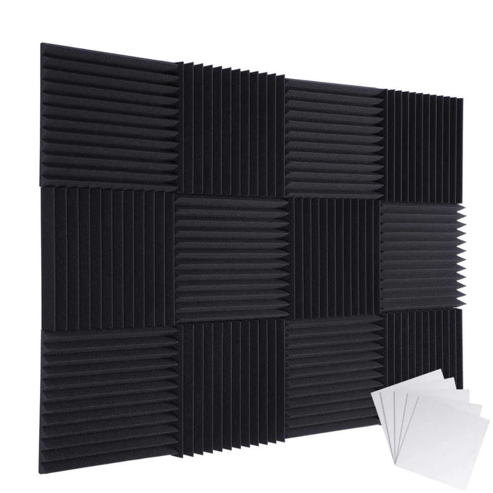 Mua Acoustic Foam Panels 12 Pack (2" Thick) Acoustic Panels Sound