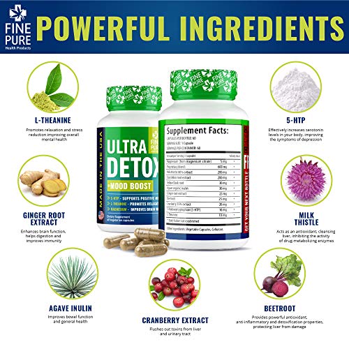 image for FinePure Detox Herbal Supplement - Made in USA - Potent Liver & Urinar