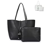 Garden Promo Women Shoulder Bag 2 Piece Tote Bag Pu Leather Handbag Purse Bags Set