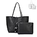 Garden Promo Women Shoulder Bag 2 Piece Tote Bag Pu Leather Handbag Purse Bags Set