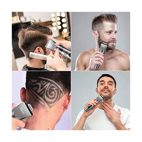 Hatteker-Beard-Trimmer-Hair-Clipper-Professional-Cordless-Clippers-Hair-Trimmer-Shaver-Detail-Trimmer-Hair-Cutting-Kit-for-Men-Waterproof Hatteker Professional Hair Clipper Cordless Clippers Hair Trimmer Beard Trimmer Shaver Detail Trimmer Hair Cutting Kit…