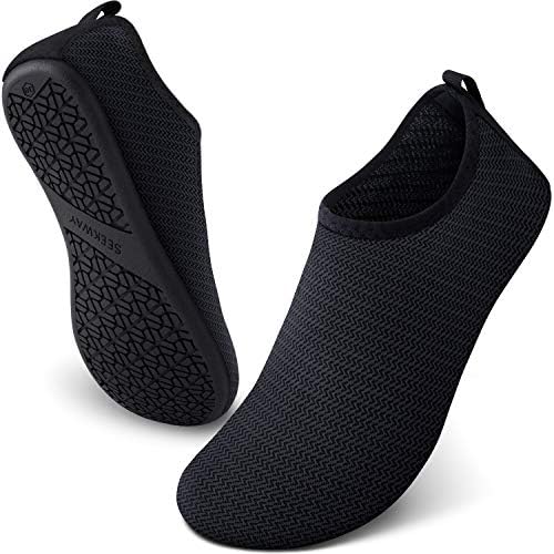 SEEKWAY Water Shoes Quick-Dry Aqua Socks Barefoot Slip-on for