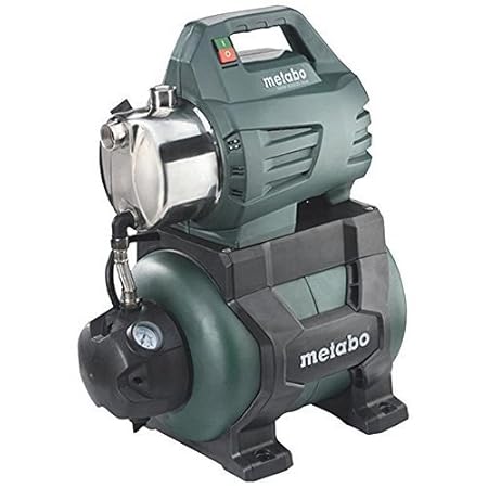 Metabo Hauswasserwerk HWW 4500/25 Inox (1300W, 4,8 bar, 24 l, Fördermenge 4500 l/h, Vorfilter, Rückschlagventil - Hauswassera