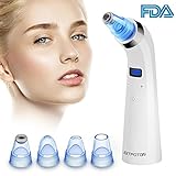 Blackhead Remover, Eitpoton Electric Blackhead Vacuum Suction Removal, Acne Comedone Extractor Tool Set, Skin Facial Pore Cleaner, Comedo Microdermabrasion Exfoliating Machine for Women and Men