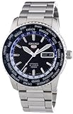 Seiko Men's SRP125 Stainless Steel Analog with Blue Dial Watch