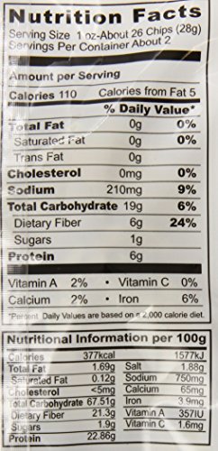 Muso From Japan Organic Chips, Gluten Free, Green Pea, 1.59 Ounce (Pack of 20)