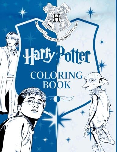 Harry Potter Coloring Book: Great for Kids and Adults Paperback – Large Print, 18 Apr 2018