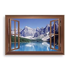 Framed Canvas Wall Art for Living Room, Bedroom Mountain View Canvas Prints for Home Decoration Ready to Hang - 16x24 inches