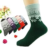 Loel 5 Pair Assorted Color Wool Socks