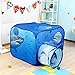 Kids Play Tunnel Tent with Pop Up Design | 2 Connected Tunnels Crawling and Fun | Seaworld Inspired Shark Tent| Children’s Play Tent Fits 2 to 3 Small Children (55 x 55 x 31.5 Inches)
