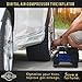 Motor Luxe Portable Air Compressor Pump 12V DC - Digital Tire Inflator with 100 PSI Pressure Gauge for Car - Auto Shut Off & Free Accessories