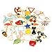 Youkwer 30pcs Mixed Colorful Charms Pendants for Jewelry Making, DIY Craft Charms Bulk for Necklace Bracelet Jewelry Making Crafting(30 Colorful Charms A2)