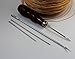 Heavy Duty Big Waxed Thread (1400 Metter,0.5mm) With Needle and Awl For Shoe Repair,binding, sewing mattresses, upholstery in the car,sack gunny bag package,or Fishing Net ,ect.