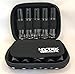 Essential Oil Carrying Case Holds 10 Bottles Perfect for Roller Bottles 5ml - 10ml Multiple Colors! (2 Pack, Black Polka Dot)
