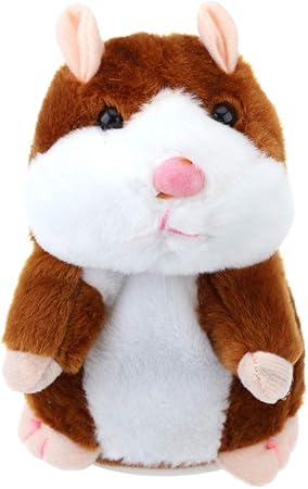 Amazon Toymytoy ぬいぐるみハムスター ミミクリーペット話す かわいいおもちゃ 人形可愛いデザイン 知育玩具 子供に向け クリスマス プレゼント ギフト 誕生日 グレー ぬいぐるみ おもちゃ
