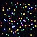 Lalapao Battery Operated Optional Automatic Timer String Lights 50LED Chuzzle Ball Fairy Christmas Lighting Decor with 5 Modes For Outdoor Indoor Garden Patio Bedroom Wedding Decorations (Multi Color)