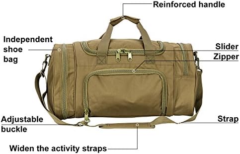 WolfWarriorX Gym Bag for Men Tactical Duffle Bag Military Travel Work Out Bags 3 WolfWarriorX Gym Bag for Men Tactical Duffle Bag Military Travel Work Out Bags